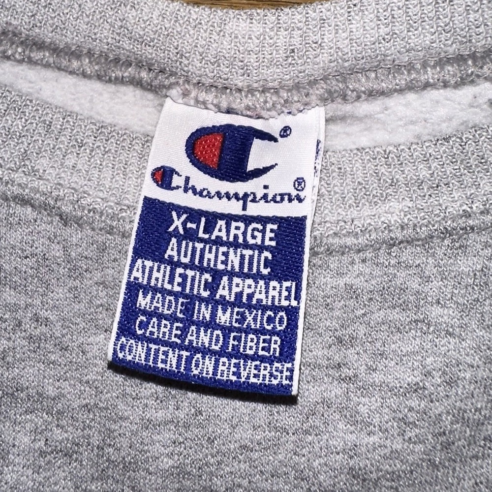 Vintage Champion‎ Grand Ole Opry Gray Crewneck Sweatshirt Cotton Blend Men's XL - Picture 4 of 9